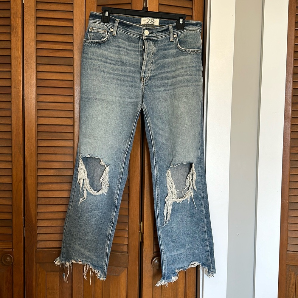 We the Free distressed jeans